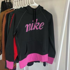 pink nike therma-fit hoodie